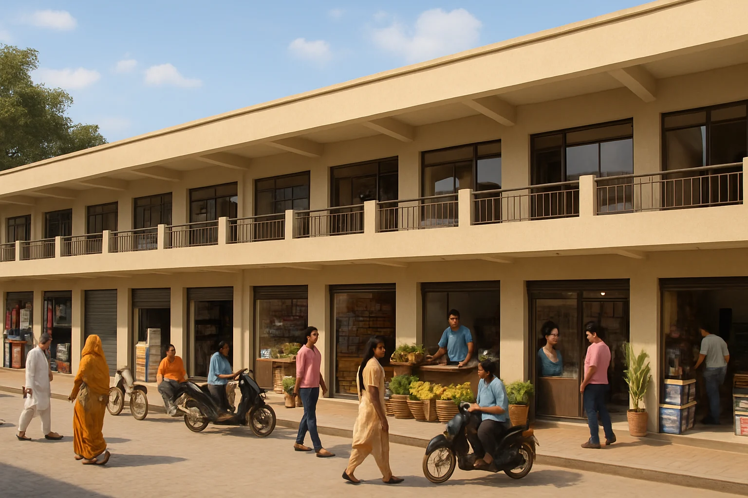 Balram Complex Tarapur commercial shops for retail and service businesses