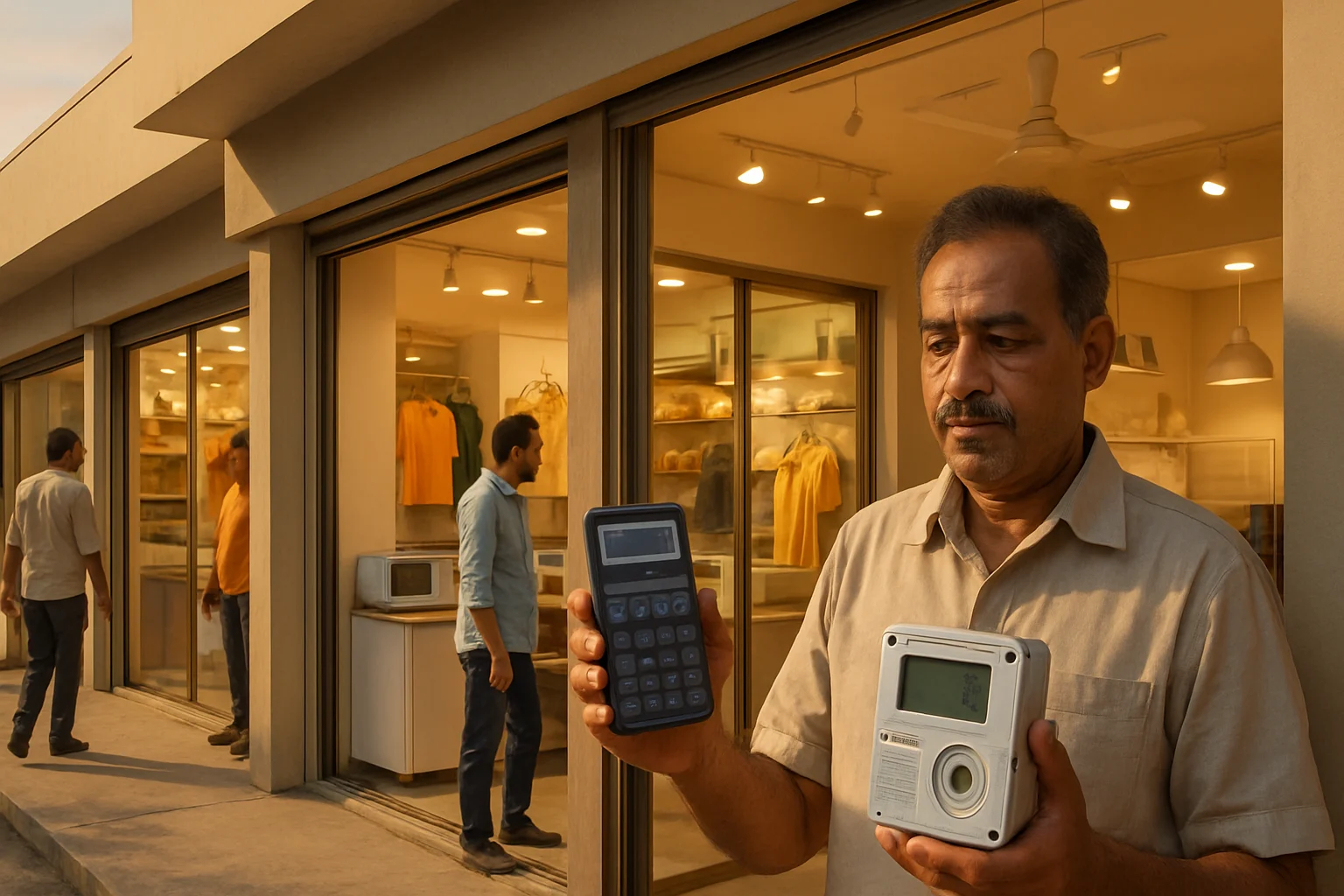 Shop electricity planning under Bihar time-of-day tariff at Balram Complex Tarapur