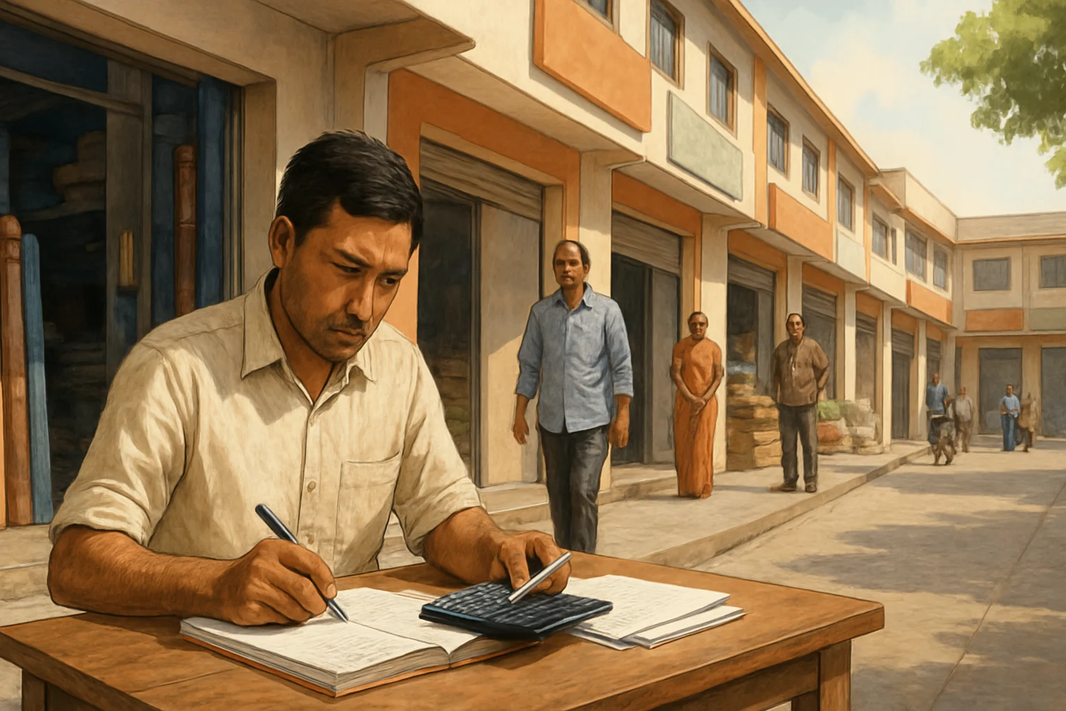 Working-capital and shop-opening planning for Balram Complex under Bihar microfinance trends in 2026