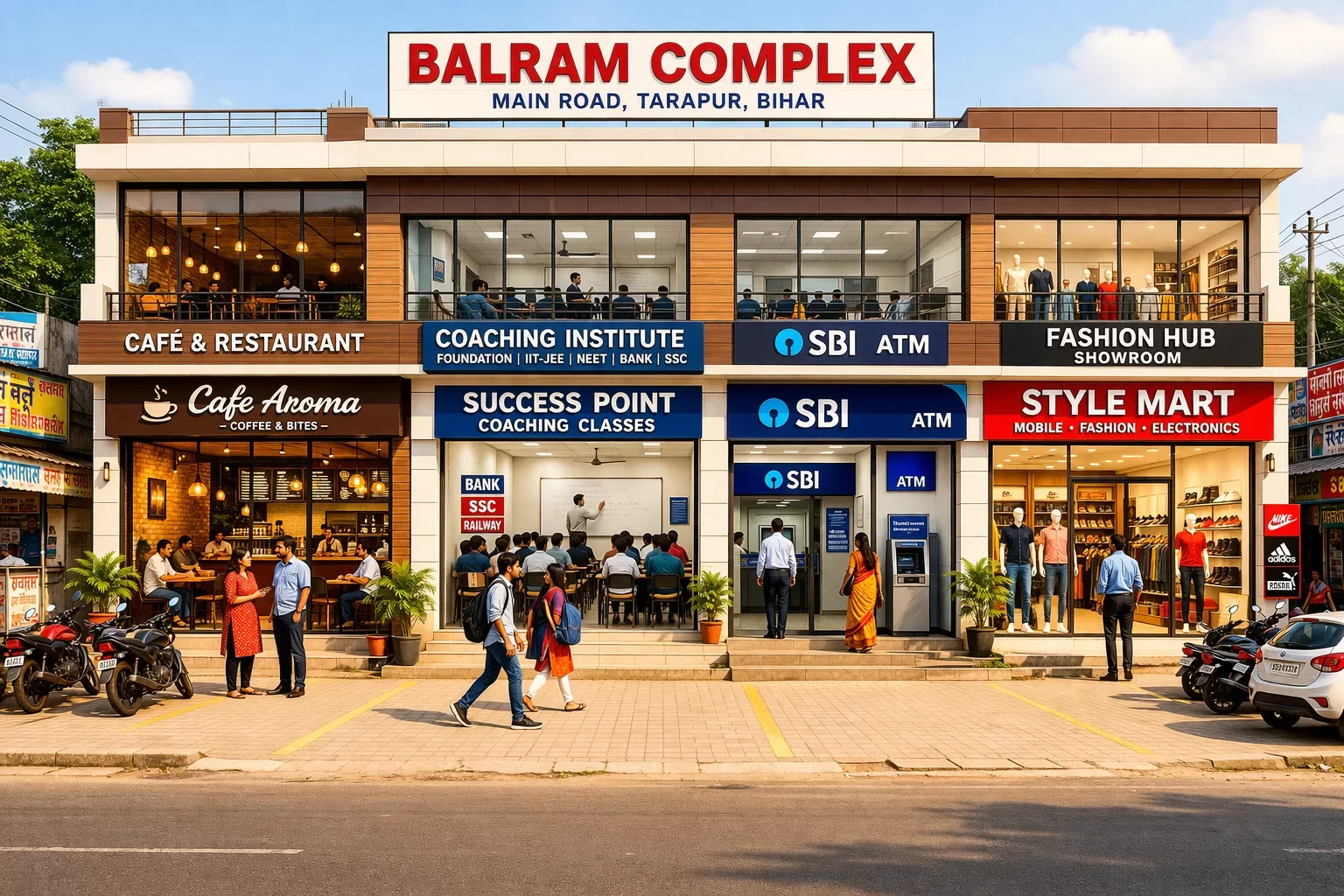Shop electricity planning under Bihar time-of-day tariff at Balram Complex Tarapur