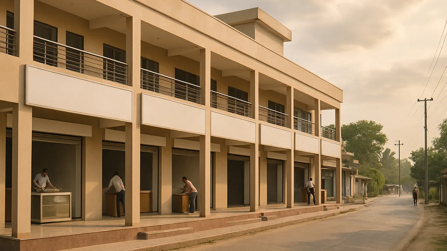 Tarapur infrastructure and shop demand planning at Balram Complex